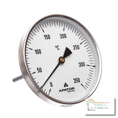 Teplomer TR100 0-350° 100mm bez jímky